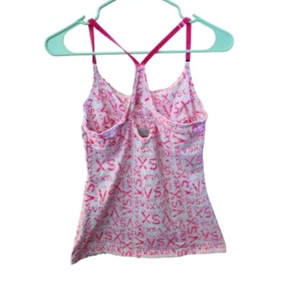 VSX by Victoria Secret Pink and White Sports Tank Top - Picture 2 of 2